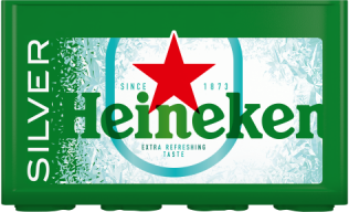 Heineken Silver krat met 24 flesjes van 30cl